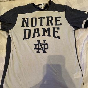 Under Armour Notre Dame T-Shirt - Navy and White